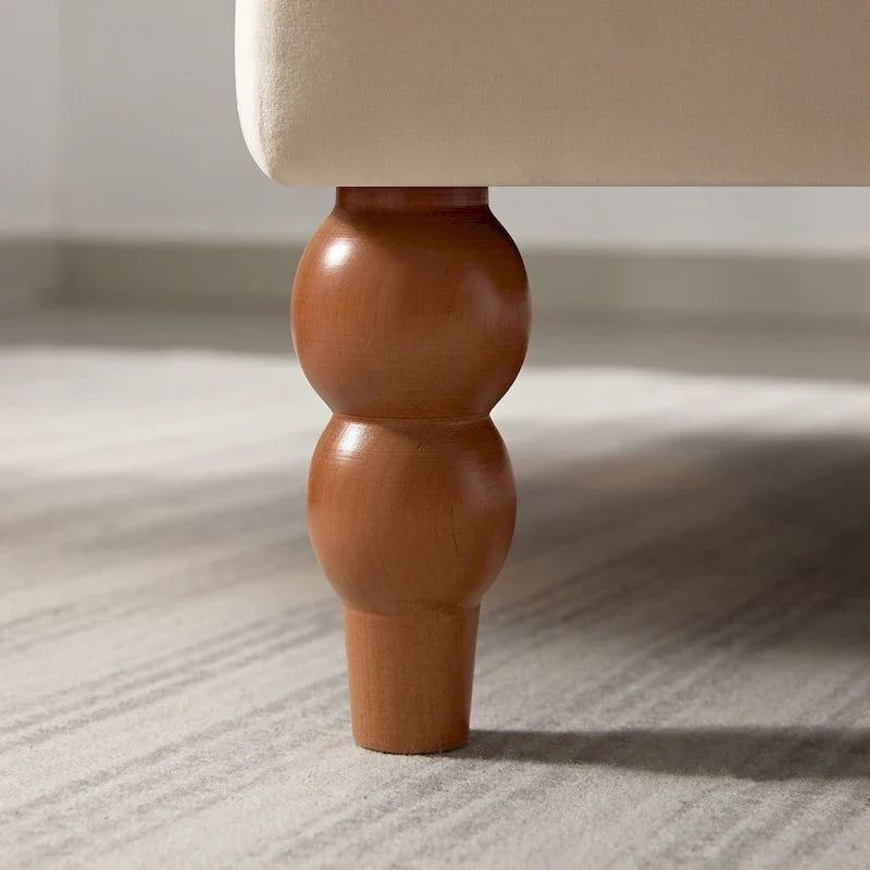 Moderner Samt-Akzentsessel, 37.8, mit ergonomischer Lendenstütze und Beinen im Stil antiker römischer Säulen