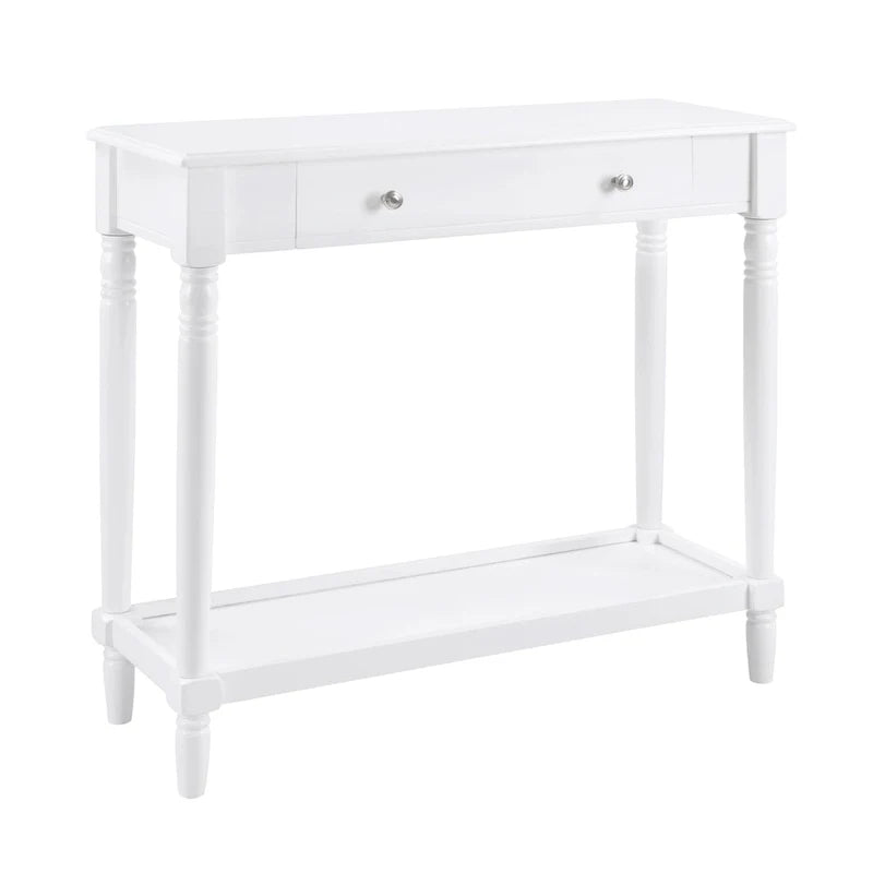 No Tools 1 Drawer Hall Entryway Table with Shelf
