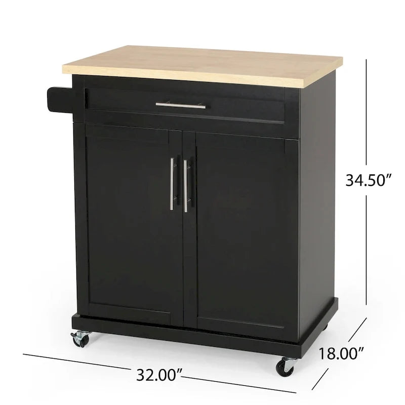 Carrito de cocina para interiores con ruedas