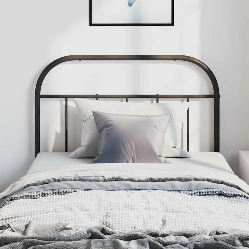38.2 Inch Metal Headboard, Farmhouse Rustic Headboard Only