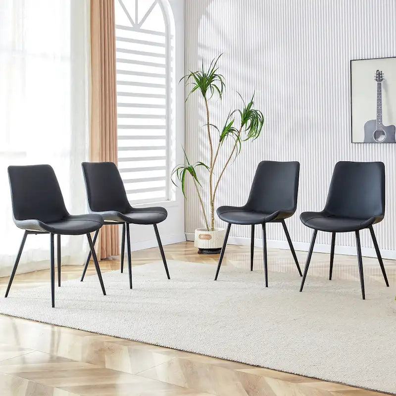 Silla de comedor con cojín para el respaldo
